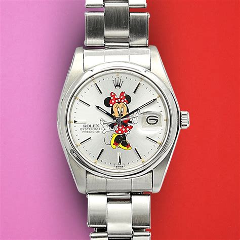 rolex minnie mouse|Rolex mickey mouse watch.